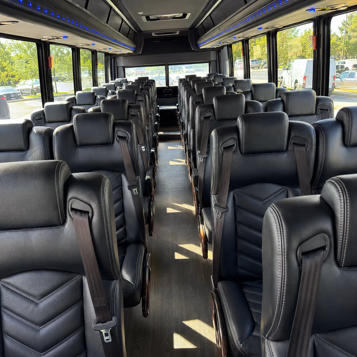 vancouver airport transportation onboard seating