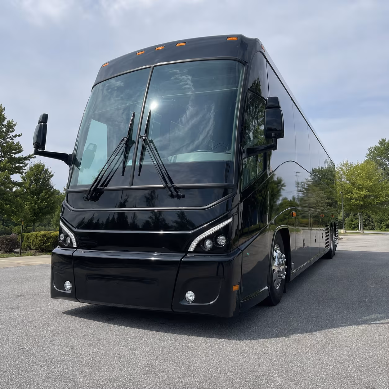vancouver charter bus services exterior